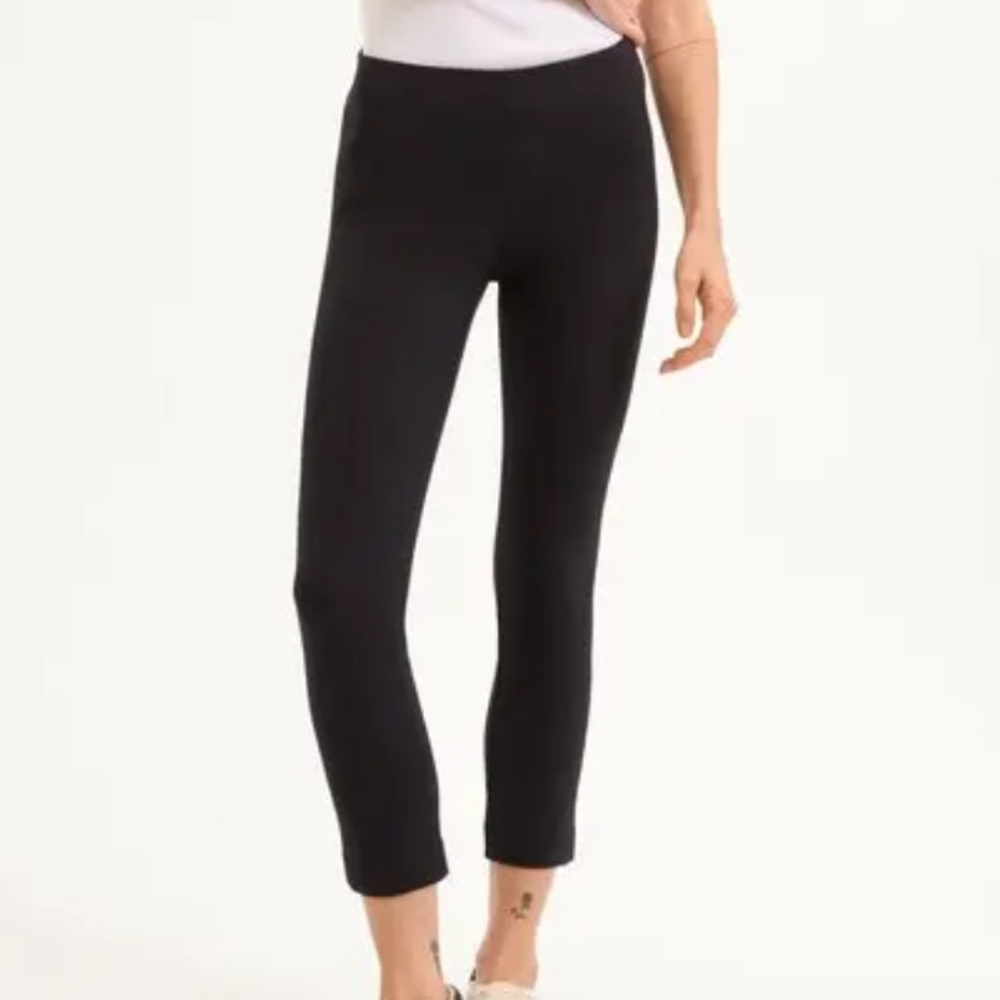 VERONICA BEARD Black Scuba Pants Sz 18